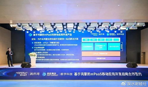 润和软件发布基于鸿蒙的MPaaS移动应用开发产品，开启互联网技术开发新篇章